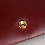 Hermès 1977 Rouge Boxcalf 2-Way Lydie Bag GHW