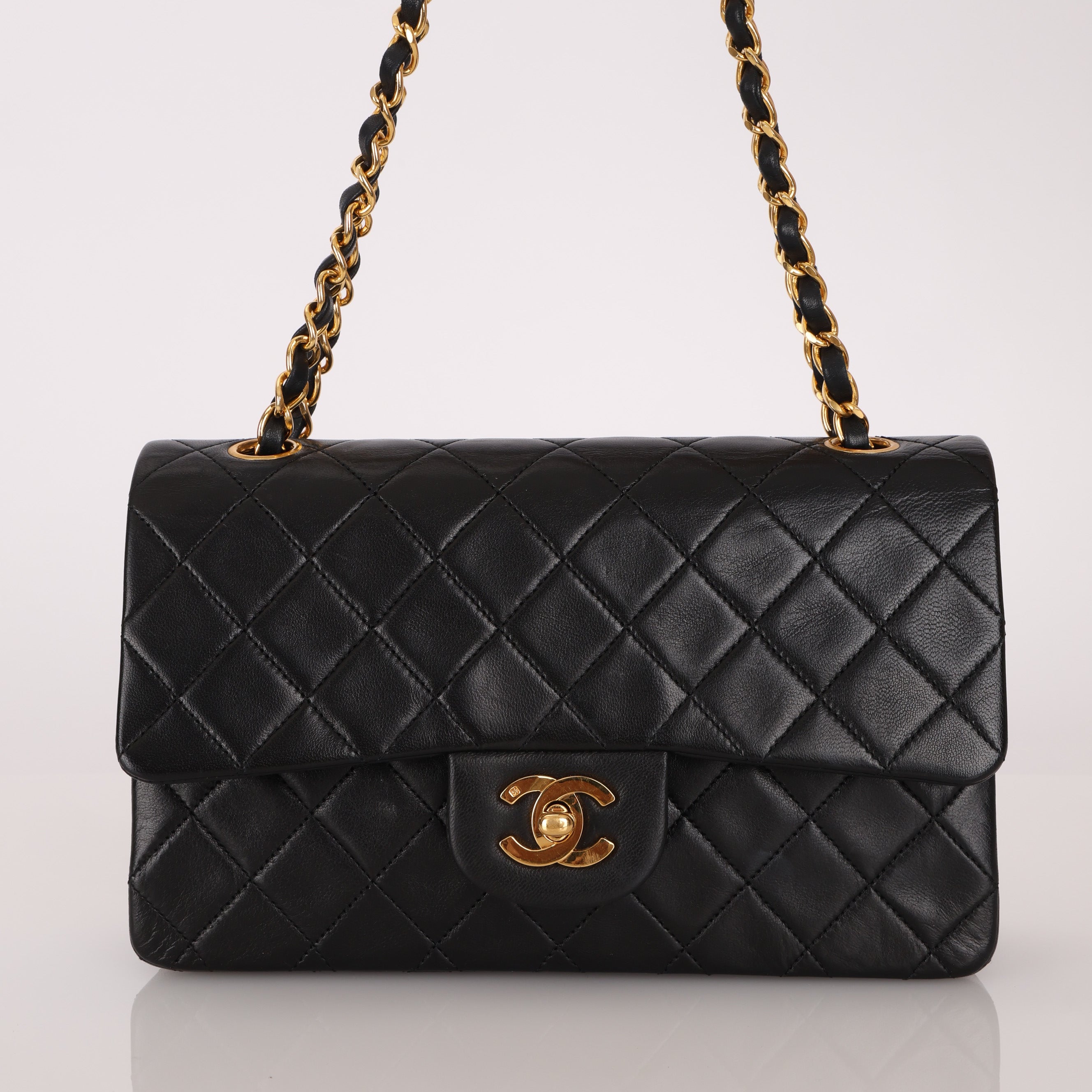Chanel 1990s Small Classic Double Flap Bag 24K GP