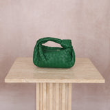 Bottega Veneta Emerald Nappa Intrecciato Mini Jodie