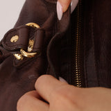 Balenciaga Chocolate City Bag with Mirror