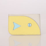 Hermès 2023 Chevre Mysore Poisson Card Holder PHW