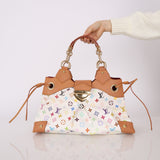 Limited Edition Louis Vuitton x Takashi Murakami Multicolor Monogram Ursula Shoulder Bag