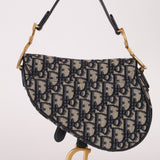 Dior 2019 Oblique Mini Saddle Bag with Strap