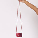 Ultra-Rare Chanel 2020 Crystal Mini Ombre Flap Bag