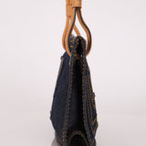Loewe Repeat Anagram Denim Shoulder Bag