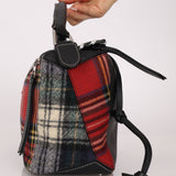 Limited Edition Loewe 2018 Whipstitch Tartan Patchwork Medium Puzzle