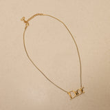 Dior Icon Logo Pendant Necklace