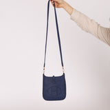 Hermès 2023 Bleu Saphir Clemence Evelyne TPM GHW