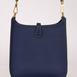 Hermès 2023 Bleu Saphir Clemence Evelyne TPM GHW