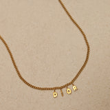Dior Micro Logo Charms Necklace