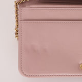 Chanel 2016 Mademoiselle Lilac Sheepskin Wallet on Chain