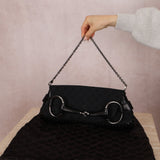 Gucci Monogram Canvas Horsebit Clutch