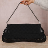 Gucci Monogram Canvas Horsebit Clutch