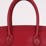 Hermès 2012 Rubis Tadelakt Ghillies Birkin 30 Retourne GHW