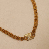 Celine Triomphe Double Link Necklace