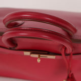 Hermès 2012 Rubis Tadelakt Ghillies Birkin 30 Retourne GHW