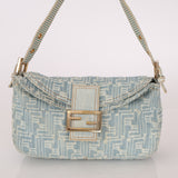 Vintage Fendi Denim Baguette