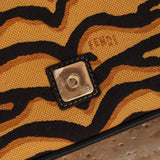 Limited Edition Fendi Canvas Tiger Mini Baguette