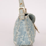 Vintage Fendi Denim Baguette