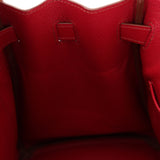 Hermès 2012 Rubis Tadelakt Ghillies Birkin 30 Retourne GHW