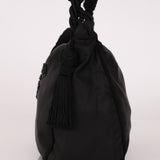 Prada Nylon Beaded Rope Handle Mini Hobo