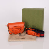 Gucci 1955 Orange Horsebit Mini Shoulder Bag