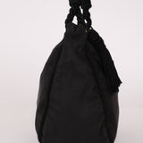 Prada Nylon Beaded Rope Handle Mini Hobo