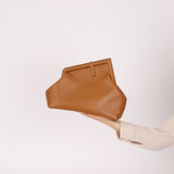 Fendi Cognac Medium First Clutch
