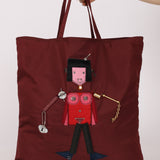 Prada 'Juliette' Robot Embellished Velo North South Tote