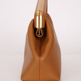 Fendi Cognac Medium First Clutch