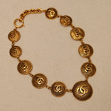 Chanel 70s-80s Medallions Necklace 24k GP