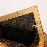 Fendi Cognac Medium First Clutch