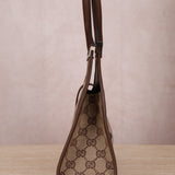 Gucci Monogram Chocolate Bardot