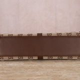 Gucci Monogram Chocolate Bardot