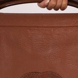 Rare Chanel 2003 Whipstitch Wood Top Handle Tote