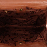 Rare Chanel 2003 Whipstitch Wood Top Handle Tote