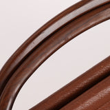 Rare Chanel 2003 Whipstitch Wood Top Handle Tote
