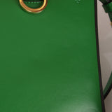 Gucci Green Bamboo Turnlock Vertical Top Handle 3 Way Bag