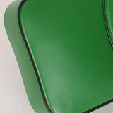 Gucci Green Bamboo Turnlock Vertical Top Handle 3 Way Bag