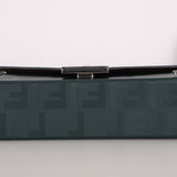 Fendi Forest Green Zucca Trunk Baguette Bag