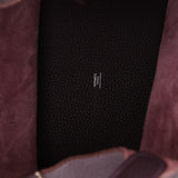 Hermès 2014 Raisin Taurillon Clemence Picotin 22 PHW