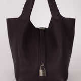 Hermès 2014 Raisin Taurillon Clemence Picotin 22 PHW