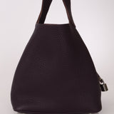 Hermès 2014 Raisin Taurillon Clemence Picotin 22 PHW
