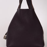 Hermès 2014 Raisin Taurillon Clemence Picotin 22 PHW