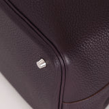 Hermès 2014 Raisin Taurillon Clemence Picotin 22 PHW