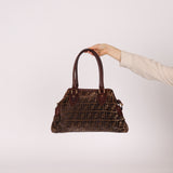 Fendi Zucca Chenille Star Etnico Tote