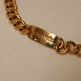 Chanel 1994 Chunky Chain Wax Seal Belt 24k GP