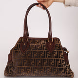 Fendi Zucca Chenille Star Etnico Tote