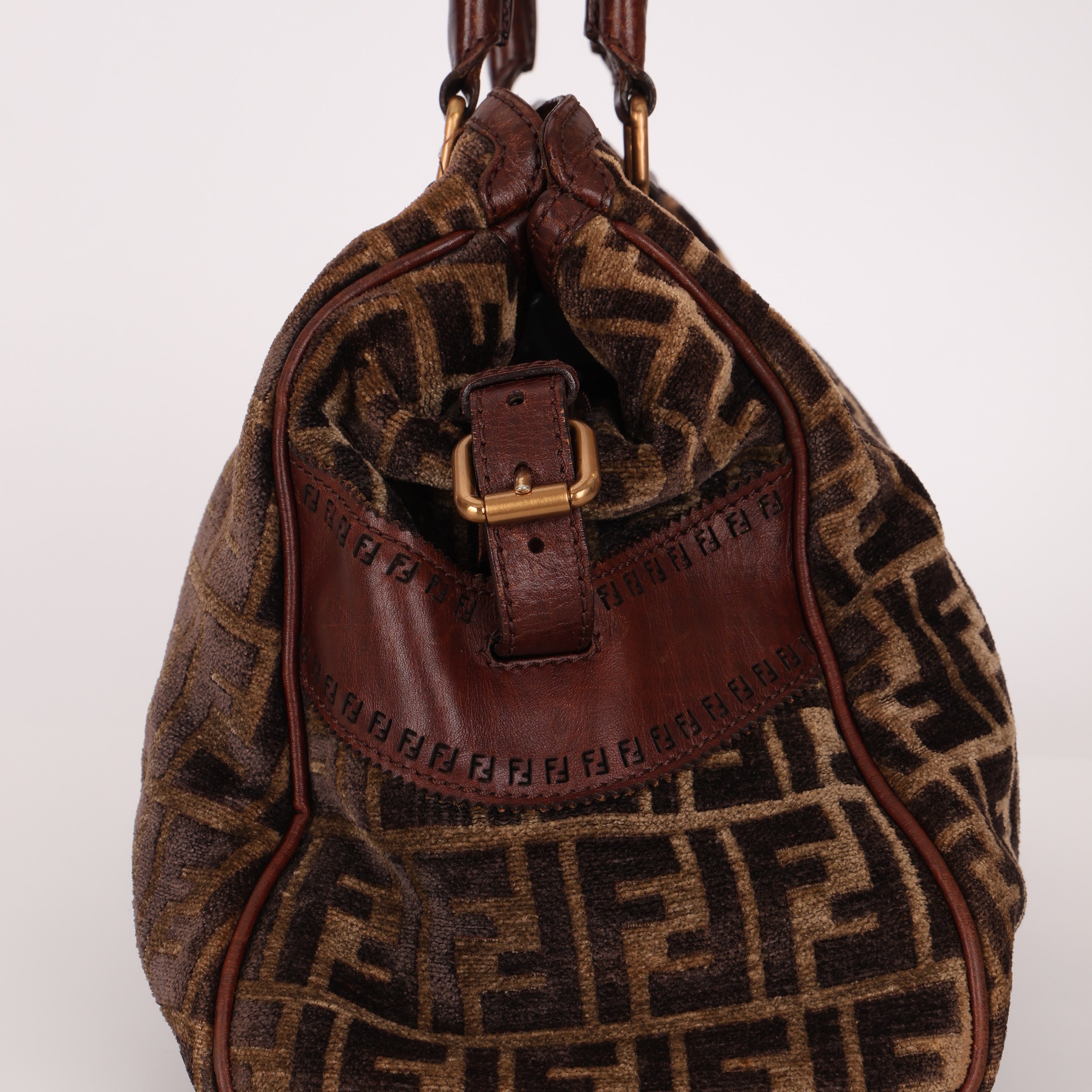 Fendi Zucca Chenille Star Etnico Tote