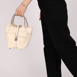 Hermès Nata Toile Goeland Swift Cargo Picotin 18 PHW